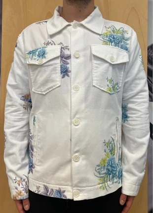 YOON - Giacca camicia stampata in velluto size 50, marque: Yoon, état: Neuf avec étiquette, taille: L, 80,00 €, 84,70 € Protection acheteurs incluse