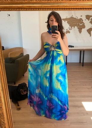 Robe bustier longue de soirée, brand: Fashion New York, condition: New without tags, size: M / 38 / 10, €75.00, €79.45 includes Buyer Protection