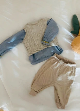 Ensemble automne 3 pièces, marque: Zara, état: Très bon état, taille: 3-6 mois / 62 cm, 7,00 €, 8,05 € Protection acheteurs incluse