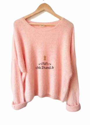 Pull oversize 50% angora American Vintage miti255b XS S mitibird rose TBE, marca: American Vintage, estado: Muito bom, tamanho: S / 36 / 8, €75.00, €79.45 inclui Proteção do Comprador Pro