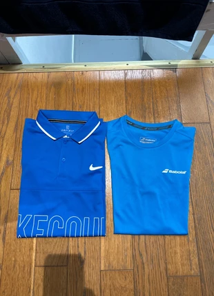 Lot de 2 T-shirts de sport, merk: Nike, staat: Heel goed, maat: S, € 6,00, € 7,00 inclusief Kopersbescherming