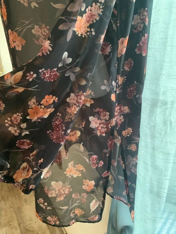Tunique Gemo transparente fleuri taille44 - photo numéro 5