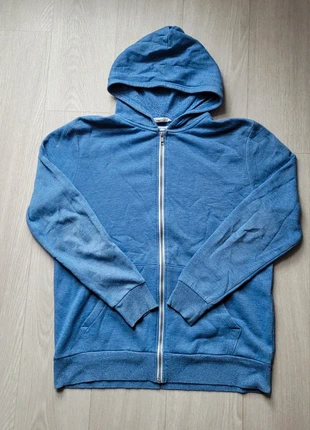 Pull à capuche avec zip bleu H&M /M, marca: H&M, estado: Muito bom, tamanho: M, €2.00, €2.80 inclui Proteção do Comprador