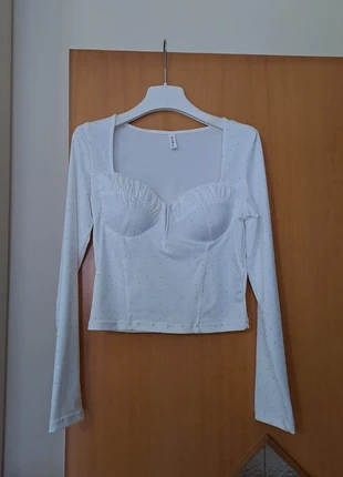 Top a maniche lunghe aderente, marke: Made In Italy, zustand: Neu, mit Etikett, größe: M / 38 / 10, 1,00 €, 1,75 € inklusive Vinted-Käuferschutz