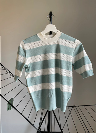 Blauw wit gestreepte trui van WE, marque: WE, état: Très bon état, taille: XS / 34 / 6, 4,00 €, 4,90 € Protection acheteurs incluse