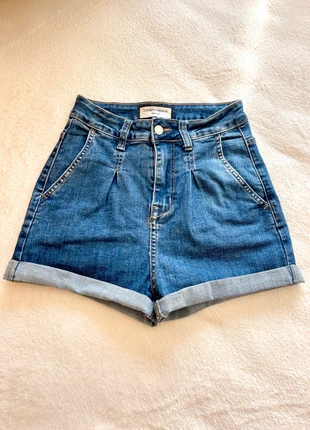 y2k vintage retro 2000s dark denim summer shorts, marca: Vintage Dressing, estado: Muy bueno, tamaño: XS / 34 / 6, 5,00 €, 5,95 € Protección al comprador incluida