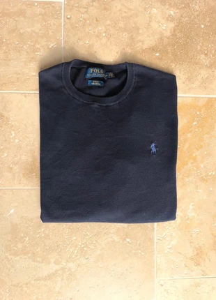 Pull col rond Polo Ralph Lauren M marine logo bleu excellent état, brand: Ralph Lauren, condition: Very good, size: M, €40.49, €43.21 includes Buyer Protection Pro
