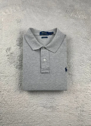 Polo à manche courte - Polo Ralph Lauren - Couleur Gris logo brodé Bleu Marine - Taille L Homme, marca: Polo Ralph Lauren, estado: Muito bom, tamanho: L, €24.90, €26.85 inclui Proteção do Comprador