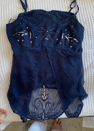 Gorgeous navy y2k vintage cami top, brand: y2k, condition: New without tags, size: M / 38 / 10, €30.00, €32.20 includes Buyer Protection
