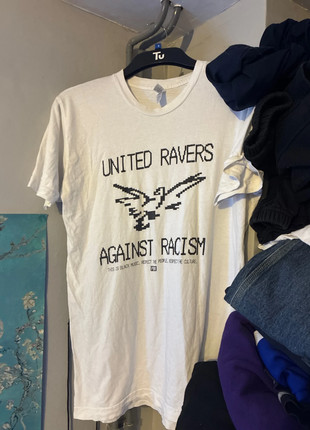 PBR “united ravers against racism” t shirt, brand: Graphic Tee, condition: Very good, size: M, £15.00, £16.45 includes Buyer Protection