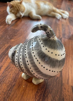 Chat décoratif à ressort fait main, brand: Fait Main, condition: Very good, €5.00, €5.95 includes Buyer Protection