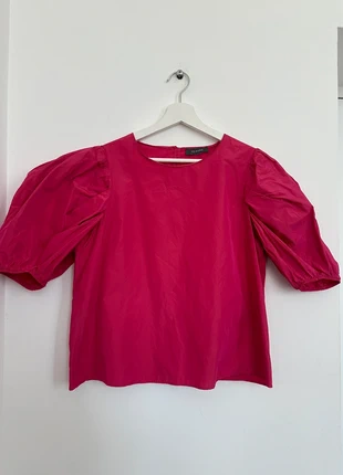 Blouse rose à manches bouffantes, brand: Primark, condition: New without tags, size: M / 38 / 10, €5.00, €5.95 includes Buyer Protection