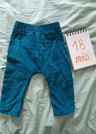 Pantalon sarouel 12 - 18 mois double face, brand: Du Pareil au Même, condition: New without tags, size: 12-18 months / 80 cm, €6.00, €7.00 includes Buyer Protection