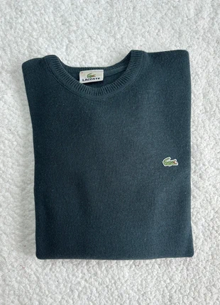Pull à mail Lacoste col rond / vert sapin / taille 4 M homme coupe boxy, brand: Lacoste, condition: Very good, size: M, €36.00, €38.50 includes Buyer Protection