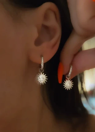 Mini boucles d’oreilles soleil – acier inoxydable argenté, marca: Bijouterie Paribell, estado: Muy bueno, 12,50 €, 13,83 € Protección al comprador Pro incluida