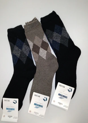 Pack 3 chaussettes Laine T.40/46, marque: Sogno D'oro, état: Neuf sans étiquette, taille: M | 43–46, 9,99 €, 11,19 € Protection acheteurs incluse