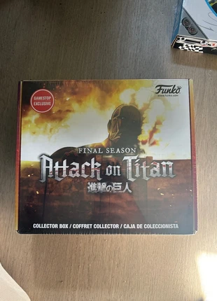 Coffret Collector Attack on Titan Final Season Funko - Exclusivité GameStop Neuf, marca: Collection, estado: Novo com etiquetas, tamanho: 3 anos / 98 cm, €50.00, €53.20 inclui Proteção do Comprador