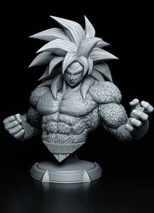 Busto Goku SSJ4 resina, état: Neuf sans étiquette, taille: Taille unique, 15,00 €, 16,45 € Protection acheteurs incluse