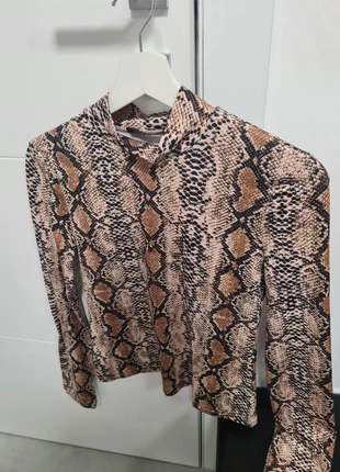 Snake Print Turtleneck Top - Shein - Size S - Excellent Condition, marque: Shein, état: Très bon état, taille: S / 36 / 8, 10,00 €, 11,20 € Protection acheteurs incluse