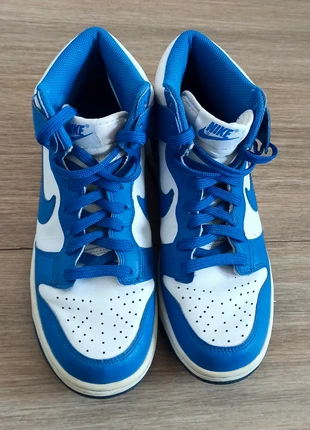 Nike Dunk high "white/game royal" blanches et bleu marine, brand: Nike, condition: Very good, size: 39, €40.00, €42.70 includes Buyer Protection