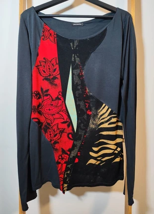 T-shirt manches longues imprimé – taille XL, marque: Paramita, état: Très bon état, taille: XL / 42 / 14, 6,00 €, 7,00 € Protection acheteurs incluse