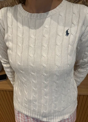 Pull Ralph Lauren femme cable knit crème, marque: Ralph Lauren, état: Très bon état, taille: M / 38 / 10, 59,00 €, 62,65 € Protection acheteurs incluse