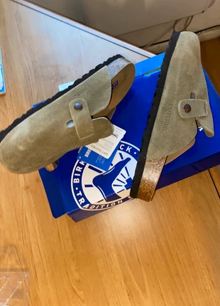 Zuecos unisex de ante beige, marque: brukenstock, état: Neuf avec étiquette, taille: 40, 50,00 €, 53,20 € Protection acheteurs incluse