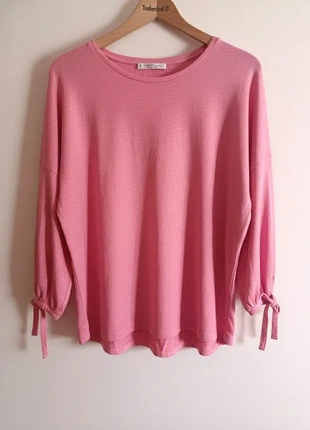 Soft Pink Knit Oversize Sweater | Violeta By Mango Fine Knit Pullover, marque: Violeta by MANGO, état: Très bon état, taille: L / 40 / 12, 12,00 €, 13,30 € Protection acheteurs incluse