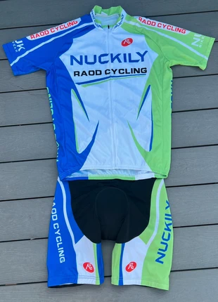 Nuckily Road Cycling jersey top & gel shorts set XXL, brand: nuckily, condition: Very good, size: XXL, £20.00, £21.70 includes Buyer Protection Pro