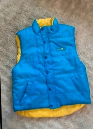 Veste Gilet Sans Manches Réversible Renault F1 team - Taille L - Légère - Logo Brodé Jaune/Bleu, merk: Renault Sport, staat: Heel goed, maat: L, € 39,90, € 42,60 inclusief Kopersbescherming