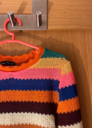 Bershka Multi-color Top XS, marca: Bershka, estado: Muito bom, tamanho: XS / 34 / 6, €6.00, €7.00 inclui Proteção do Comprador