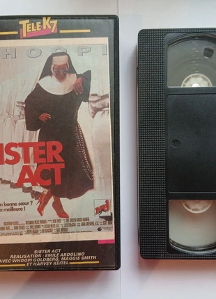 Film "Sister act 1" en VHS, état: Très bon état, 1,00 €, 1,75 € Protection acheteurs incluse