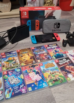 Nintendo switch + games, brand: Nintendo, condition: Very good, £300.00, £315.70 includes Buyer Protection