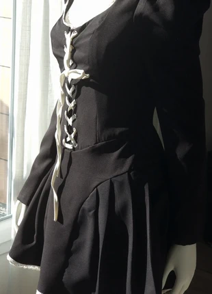 Robe été printemps neuf noir robe lacet robe vintage robe gotique, condition: New without tags, size: L / 40 / 12, €29.99, €32.19 includes Buyer Protection