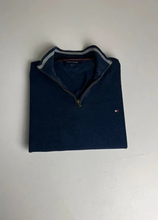 1/4 zip/ half zip/ quart zip/ pull col camioneur Tommy Hilfiger bleu marine L, brand: Tommy Hilfiger, condition: Very good, size: L, €30.00, €32.20 includes Buyer Protection Pro