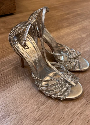 escarpins sandales argenté élégante, marca: PrimaDonna, estado: Nuevo sin etiquetas, tamaño: 37, 13,00 €, 14,35 € Protección al comprador incluida