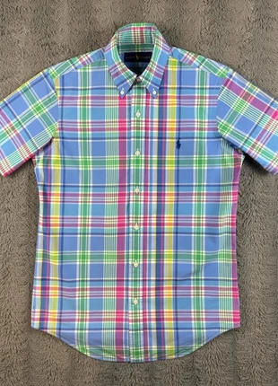 Magnifique chemise Homme Ralph Lauren XS carreaux turquoise cavalier marine, marca: Ralph Lauren, estado: Novo sem etiquetas, tamanho: XS, €19.00, €20.65 inclui Proteção do Comprador Pro