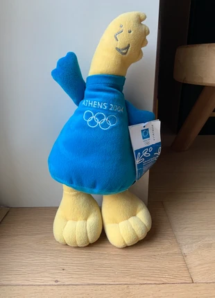 Peluche mascotte jeux olympiques Athènes 2004, merk: Jumbo, staat: Nieuw met prijskaartje, maat: Universeel, € 20,00, € 21,70 inclusief Kopersbescherming