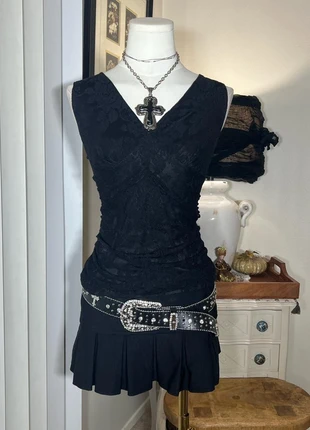 Y2k Rampage Lace Top, brand: Rampage, condition: Very good, size: 6 / S, $25.00, $26.95 includes Buyer Protection