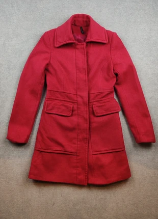 Manteau Naf Naf femme automne hiver fuchsia taille 34, brand: Naf Naf, condizioni: Ottime, taglia: XS / IT 38 / EU 34, €8.00, €9.10 include la Protezione acquisti