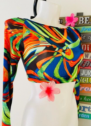 Mini top flash Color dos nu, merk: Glamour, staat: Heel goed, maat: XS / 34 / 6, € 14,99, € 16,44 inclusief Kopersbescherming