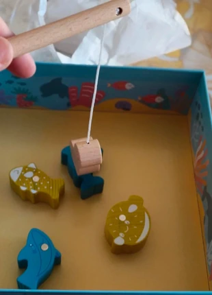 Merle Toys® Gioco di pesca magnetica in legno – Montessori – 2+ anni, merk: Pronto, staat: Nieuw met prijskaartje, maat: Universeel, € 12,00, € 13,30 inclusief Kopersbescherming