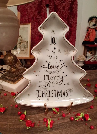 Plat sapin de Noël maison du monde, marque: Maison du Monde, état: Très bon état, 9,00 €, 10,15 € Protection acheteurs (Pro) incluse