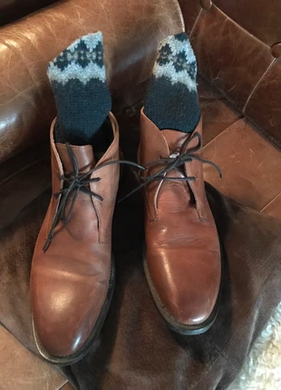 Chaussures habillées cuir caramel, marca: London, estado: Novo sem etiquetas, tamanho: 43, €62.00, €65.80 inclui Proteção do Comprador