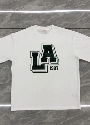 White Graphic Tee – LA 1987 Print, brand: American Vintage, condition: New without tags, size: L, £11.19, £12.45 includes Buyer Protection