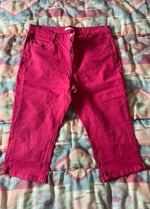 Pantacourt rose camaïeu, marque: Camaïeu, état: Très bon état, taille: XL / 42 / 14, 2,00 €, 2,80 € Protection acheteurs incluse