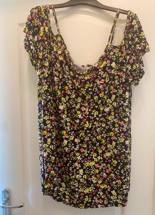 multicoloured floral off the shoulder dress, brand: Yours, condition: Very good, size: XXXL / 18, £3.00, £3.85 includes Buyer Protection