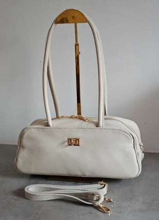 Sac à main en cuir grainé de vachette Fabrication italienne neuf, brand: The Genuine Leather, condizioni: Nuovo con cartellino, €55.00, €58.45 include la Protezione acquisti