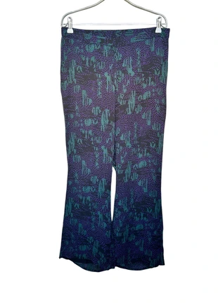 Vintage Broek Maat M Zwart Paars Polkadots Retro Print, marque: Vintage, état: Très bon état, taille: M / 38 / 10, 10,00 €, 11,20 € Protection acheteurs (Pro) incluse