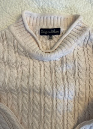 Original blues Aran cotton turtle neck M pale pink, brand: Original blues, condition: Very good, size: M / 10, £18.00, £19.60 includes Buyer Protection